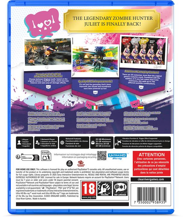 Actual product image Clear River Games Lollipop Chainsaw rePOP (PS5, EN, ES, FR, IT)