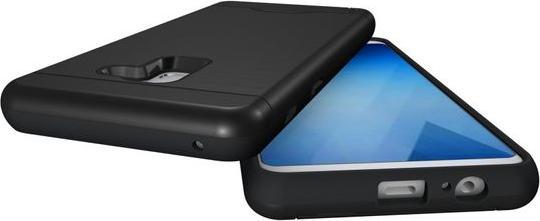 Produktbild MU Classic Hart und Soft Plastik Hülle mit Kickstand (Samsung Galaxy A8 (2018))