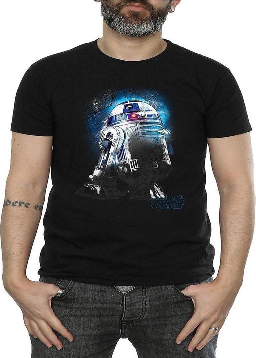 Actual product image Star Wars Mens R2-D2 Brushed Cotton T-Shirt (M)