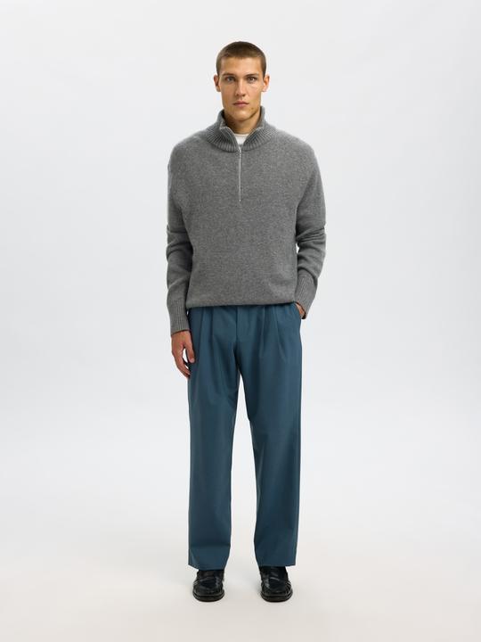 Produktbild Selected Woll-Kaschmir-Mix Half-zip Pullover (L)