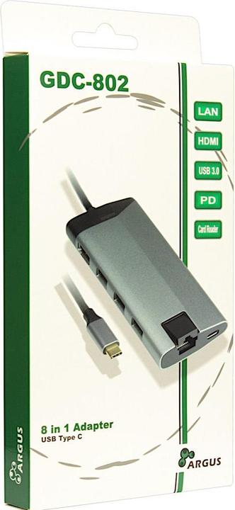 Produktbild Intertech Argus GDC-802 (USB-C, 1 Ports)