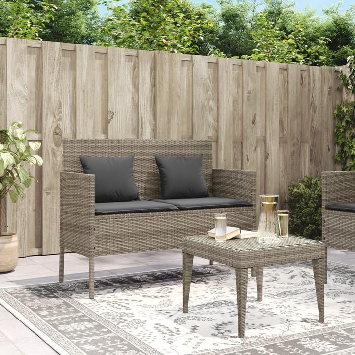 Image du produit vidaXL Ensemble salon de jardin 10 pièces avec coussins