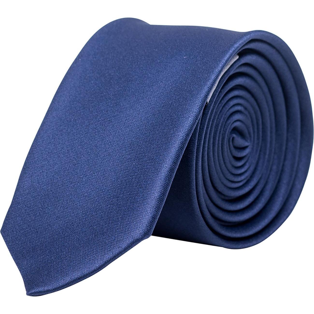 Korntex, Krawatte + Fliege, Krawatte - Schmal, Blau