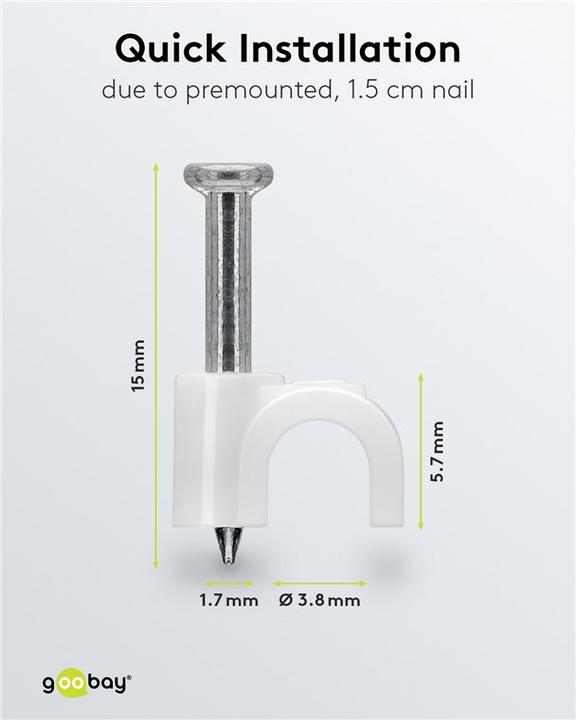 Produktbild Goobay Kabelschelle