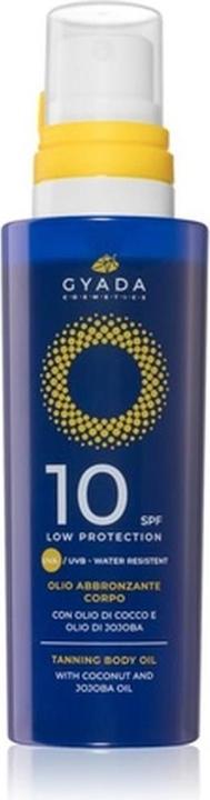 Actual product image Gyada Cosmetics Solar Low Protection Oil for Body SPF 10 150 ml (Suntan oil, Up to SPF 10, 150 ml)