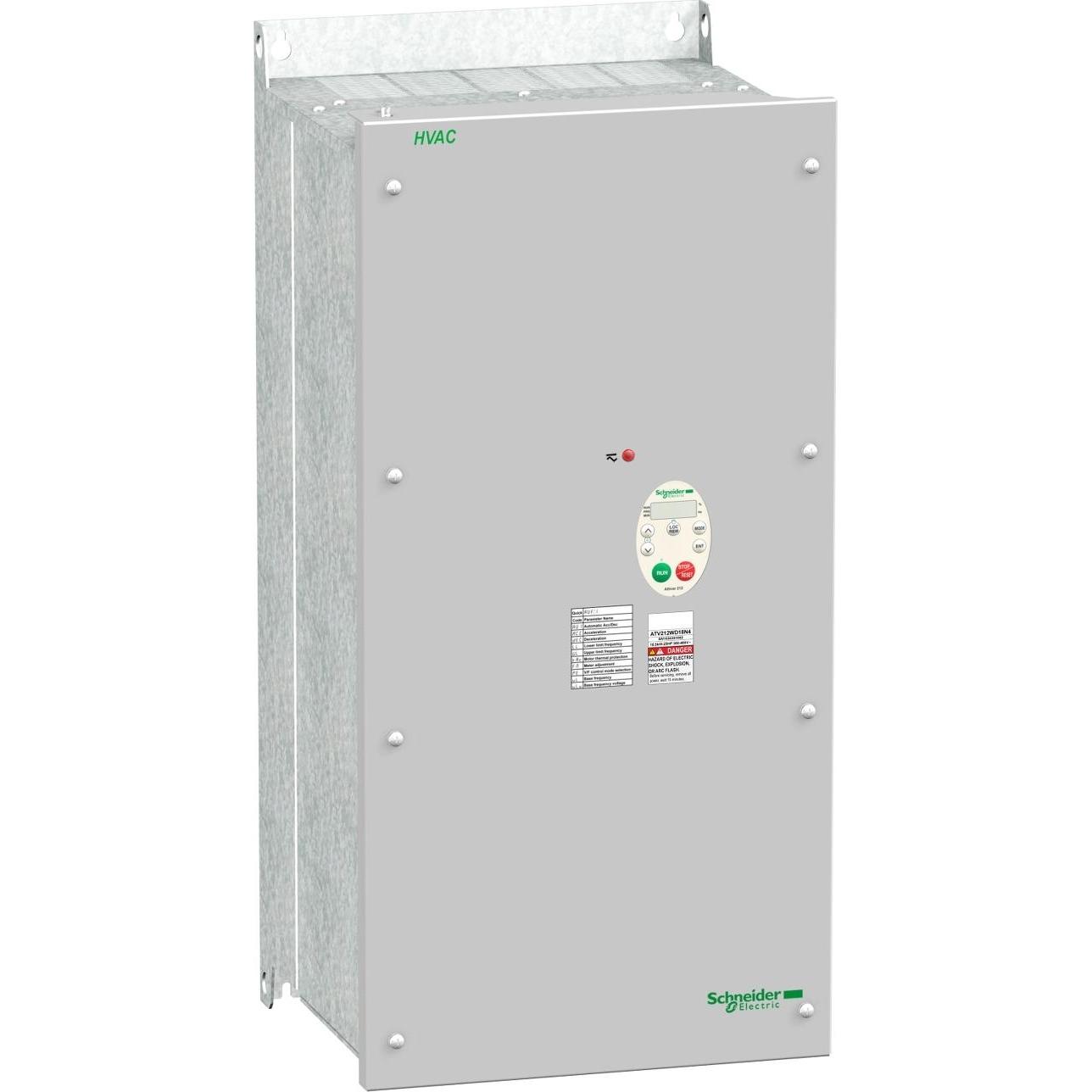 Schneider Electric, Frequenzumrichter, Frequenzumrichter ATV212, 18,5kW, 480V, ATV212WD18N4