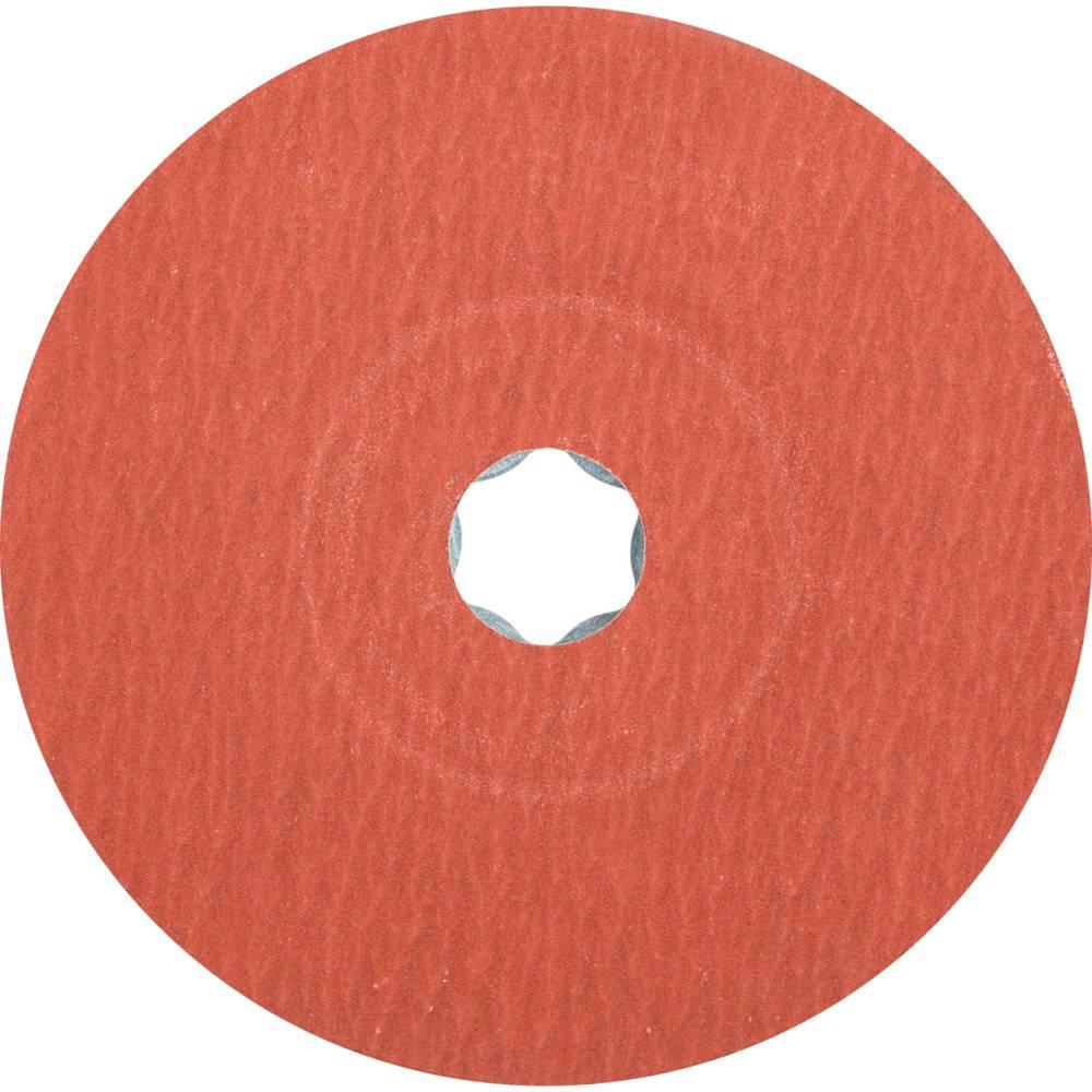 Pferd, Schleifmittel, Schleifteller COMLICK Korund Fiberscheibe Ø 125 mm A COOL 220 für Edelstahl Durchmesser