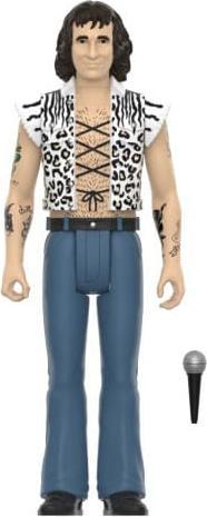 Actual product image Super7 Bon Scott ReAction Action Figure Wave 02 Bon Scott (Leopard Print) 10 cm