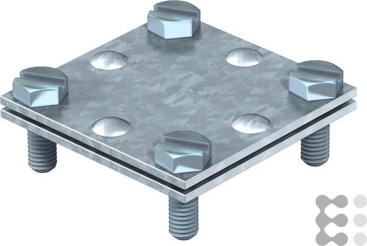 Actual product image OBO Bettermann OBO 255/A FL/FL Cross connector without intermediate plate