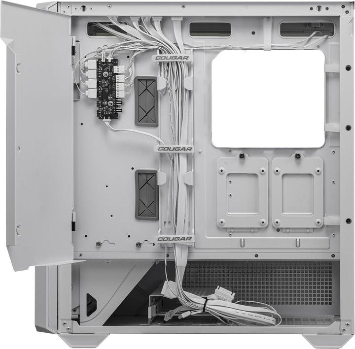 Immagine prodotto Cougar MX600 White | Case PC | Mid Tower / Pannello frontale in rete / 3 ventole da 140 mm + 1 ventola da (mATX, Mini-ITX, ATX, SSI CEB)