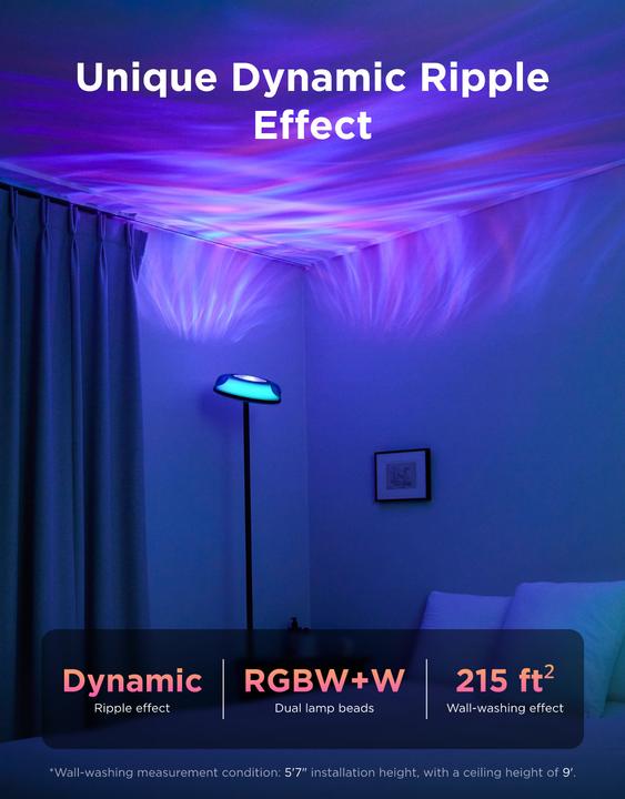 Actual product image Govee Uplitghter floor lamp (1000 lm)