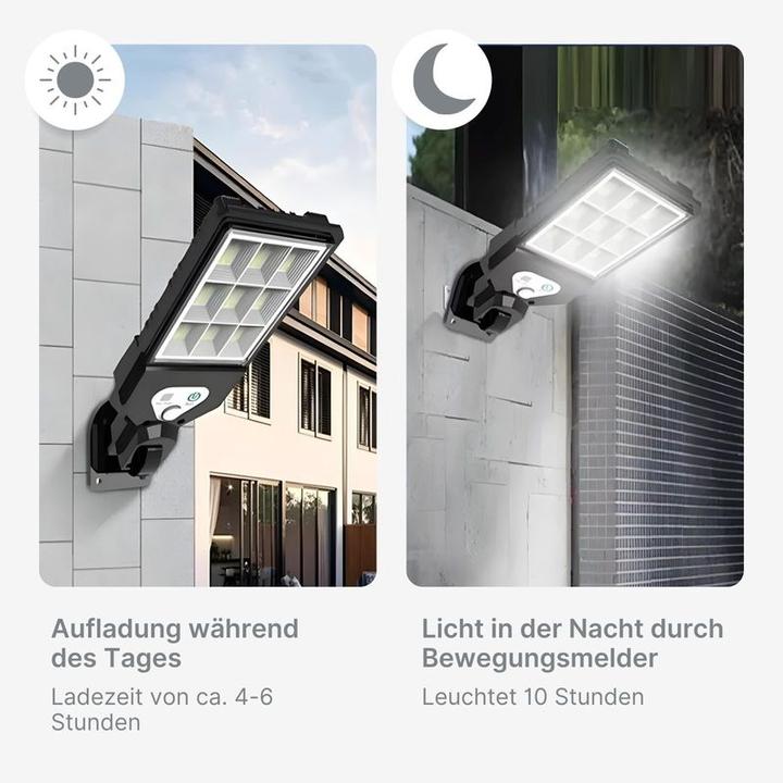 Produktbild Hermex LED Solar Fassadenbeleuchtung (750 lm, IP65)
