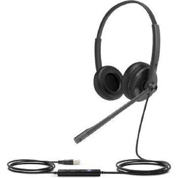 Yealink Nero Uh34 Lite Headset Wired (Cablato), Cuffie Da Ufficio,