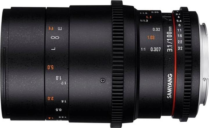 Produktbild Samyang 100mm T3.1 VDSLR Nikon (Nikon F, Vollformat)