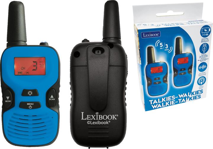 Actual product image Lexibook TW43 5km walkie talkies, rechargeable batteries, digital sound, indoor and outdoor k (5 km)