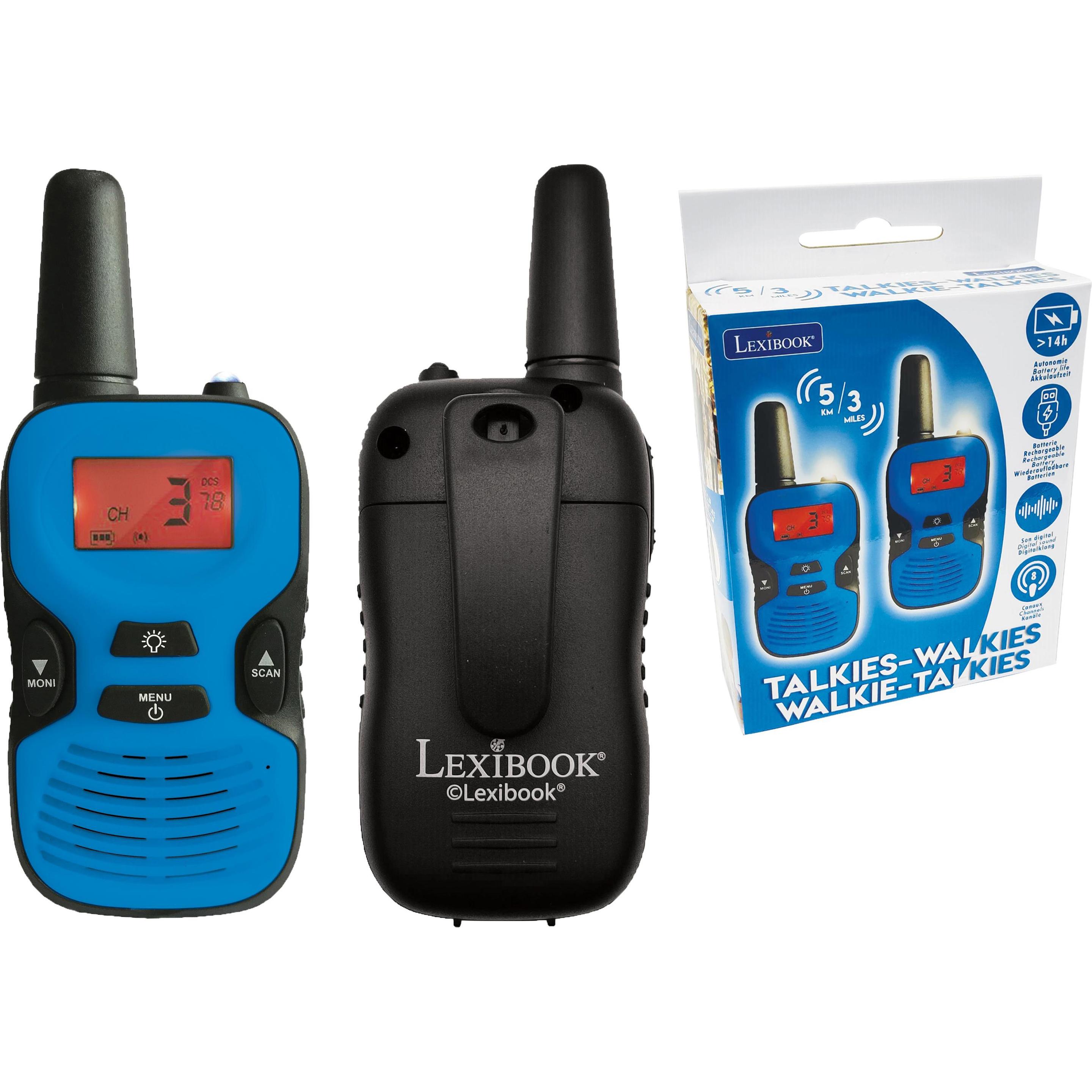 Thumbnail - Lexibook TW43 5km Walkie-Talkies, wiederaufladbare Batterien, digitaler Sound, Indoor-und Outdoor-K (5 km), Walkie-Talki...