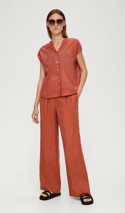 Produktbild S.Oliver Bluse Bluse mit Tunika-Ausschnitt (40)