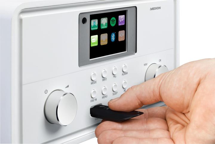Image du produit Medion Life P85027 Stereo (FM, DAB+ DAB, Webradio, Bluetooth, WiFi)
