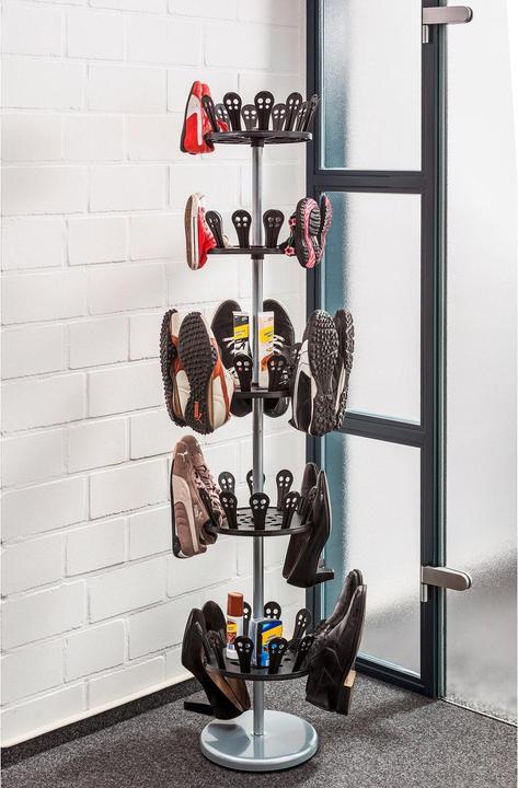 Produktbild Wenko Schuhkarussel (31.50 x 31.50 x 154 cm)