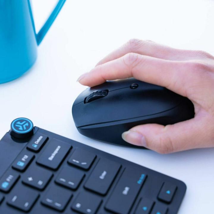 Actual product image JLab Audio JLab GO Charge Bluetooth mouse, 6 buttons Connection via 2.4 GHz (USB dongle) or Bluetooth (Wireless)