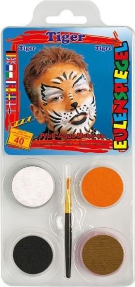 Actual product image Eulenspiegel Make up set tiger
