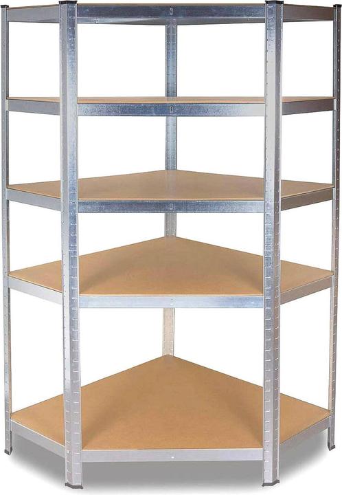 Produktbild Topeshop REGAŁ GC9030 Lagerregal für Gartengeräte Freistehend/Wandmontiert Galvanisiertes Stahl, MDF-Platten (90 x 30 x 180 cm)