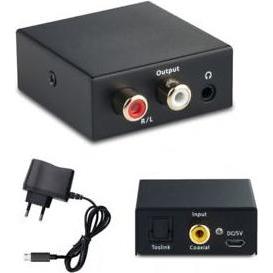 Nuova Videosuono nuovaVideosuono COA D-A convertitore audio Nero, Adattatore audio, Nero