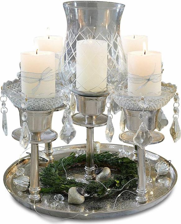 Loberon Candeliere Shaws argento/chiaro