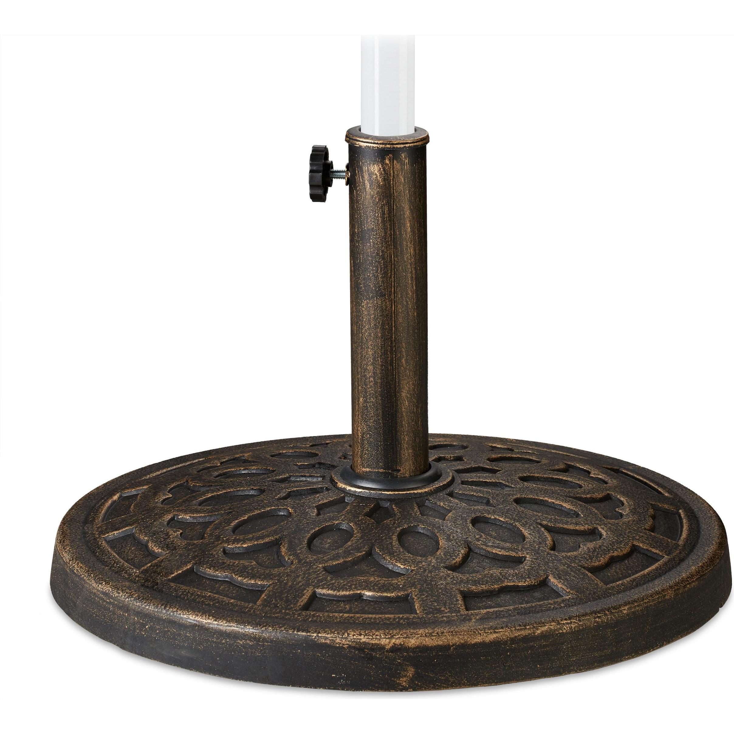 Relaxdays, Sonnenschirmständer, Sonnenschirmständer