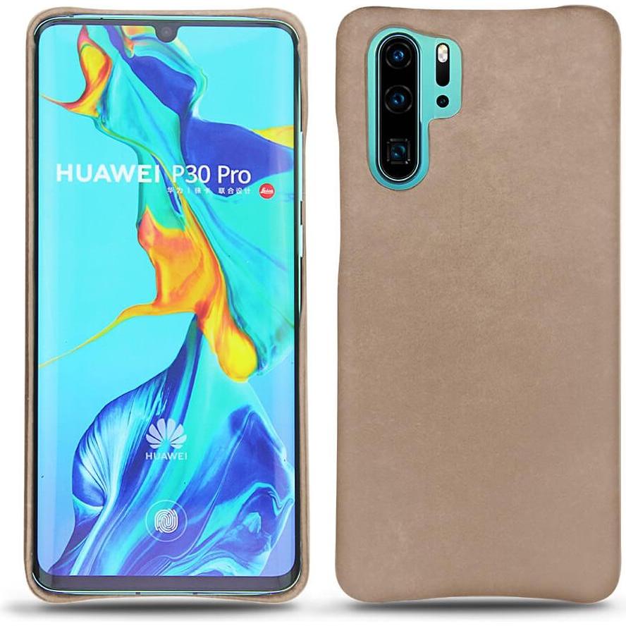 Noreve Lederschutzhülle (Huawei P30 Pro), Smartphone Hülle, Beige