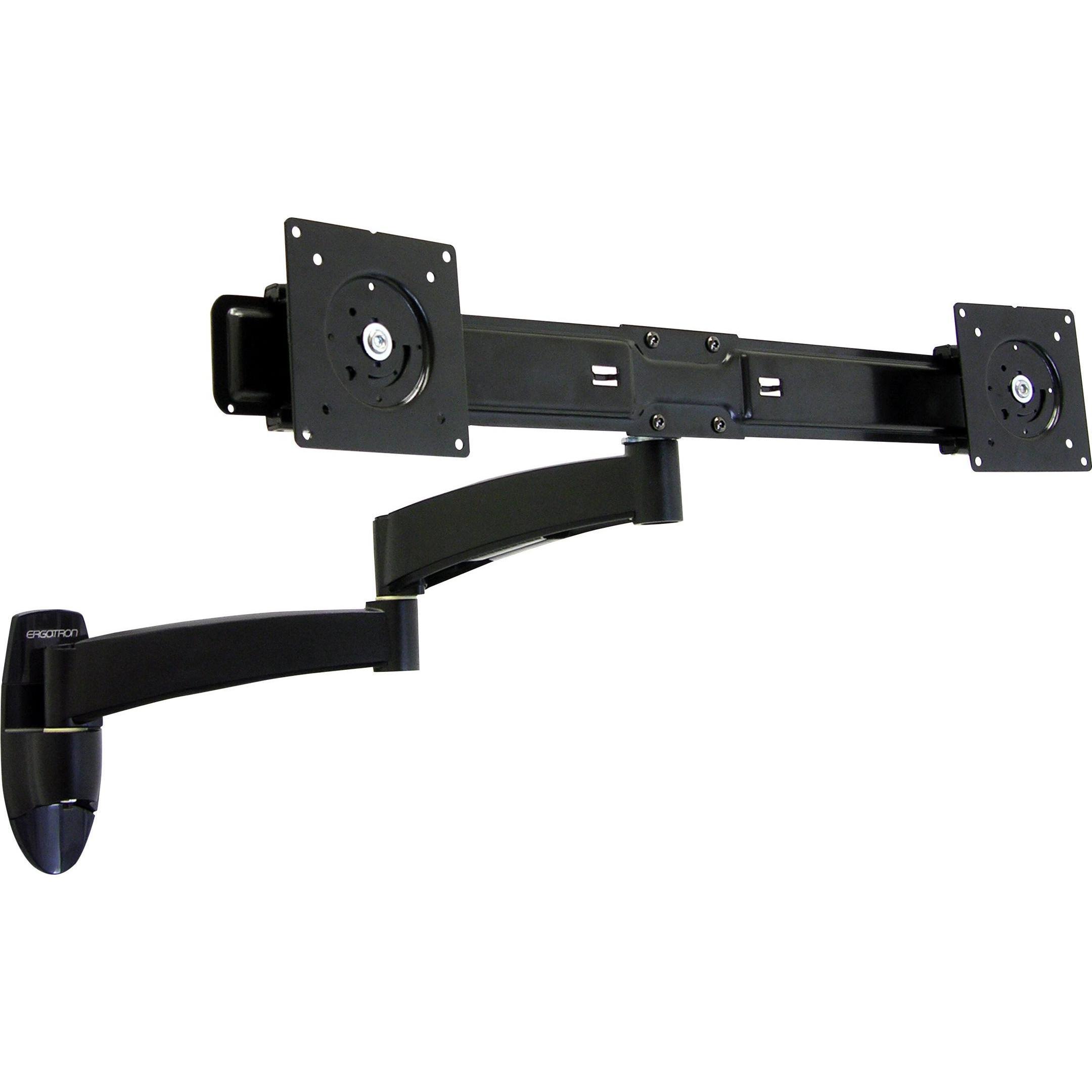 Thumbnail - Ergotron 200 Series Dual Monitor Arm (Wand, 22"), Monitor Halterung, Schwarz