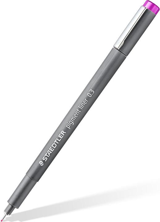 Image du produit Staedtler pigment liner 308 Fineliner, produit unique, fuchsia, env. 0,3 mm (Fuchsia, 1x)