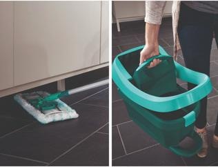 Immagine prodotto Leifheit Set di spazzoloni per la cura dei pavimenti con pressa 55167 (1 pz.)