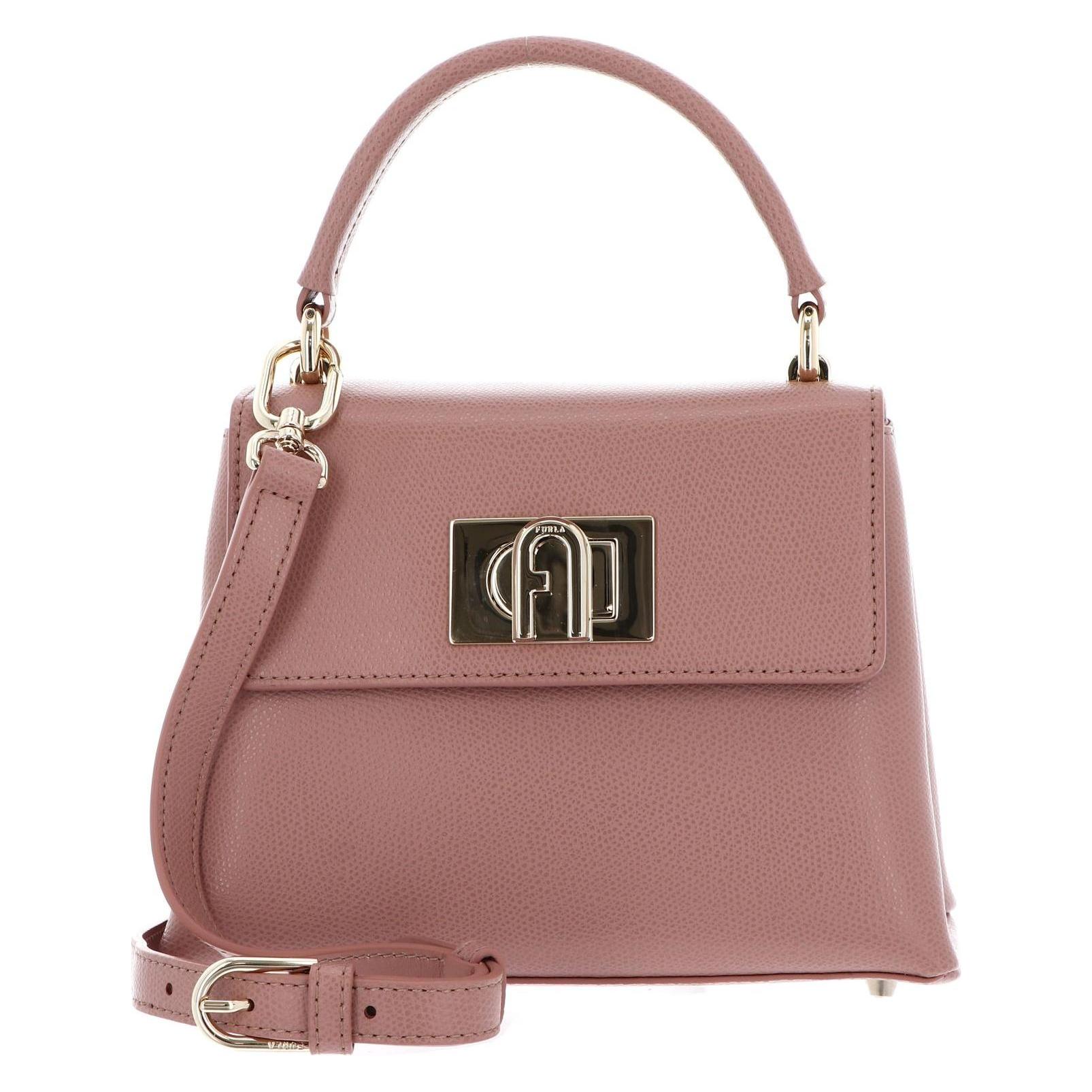 Furla, Damen, Handtasche, 1927 Mini Leather Handbag Pink, Rosa, Pink