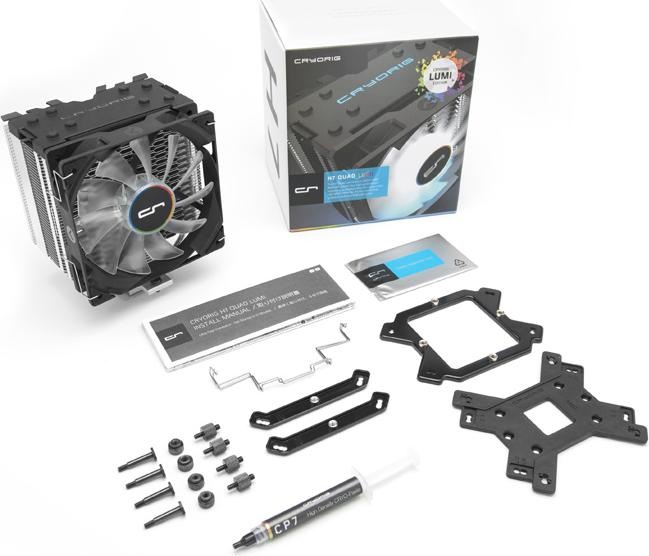 Actual product image Cryorig H7 Quad Lumi RGB (145 mm)