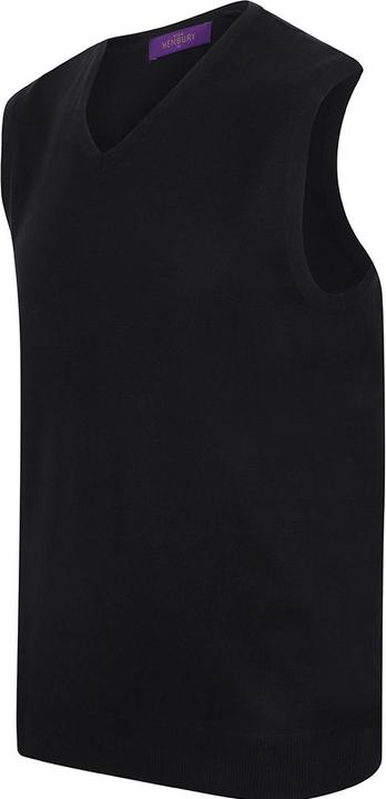 Produktbild Henbury FeinstrickPullunder mit VAusschnitt (S)