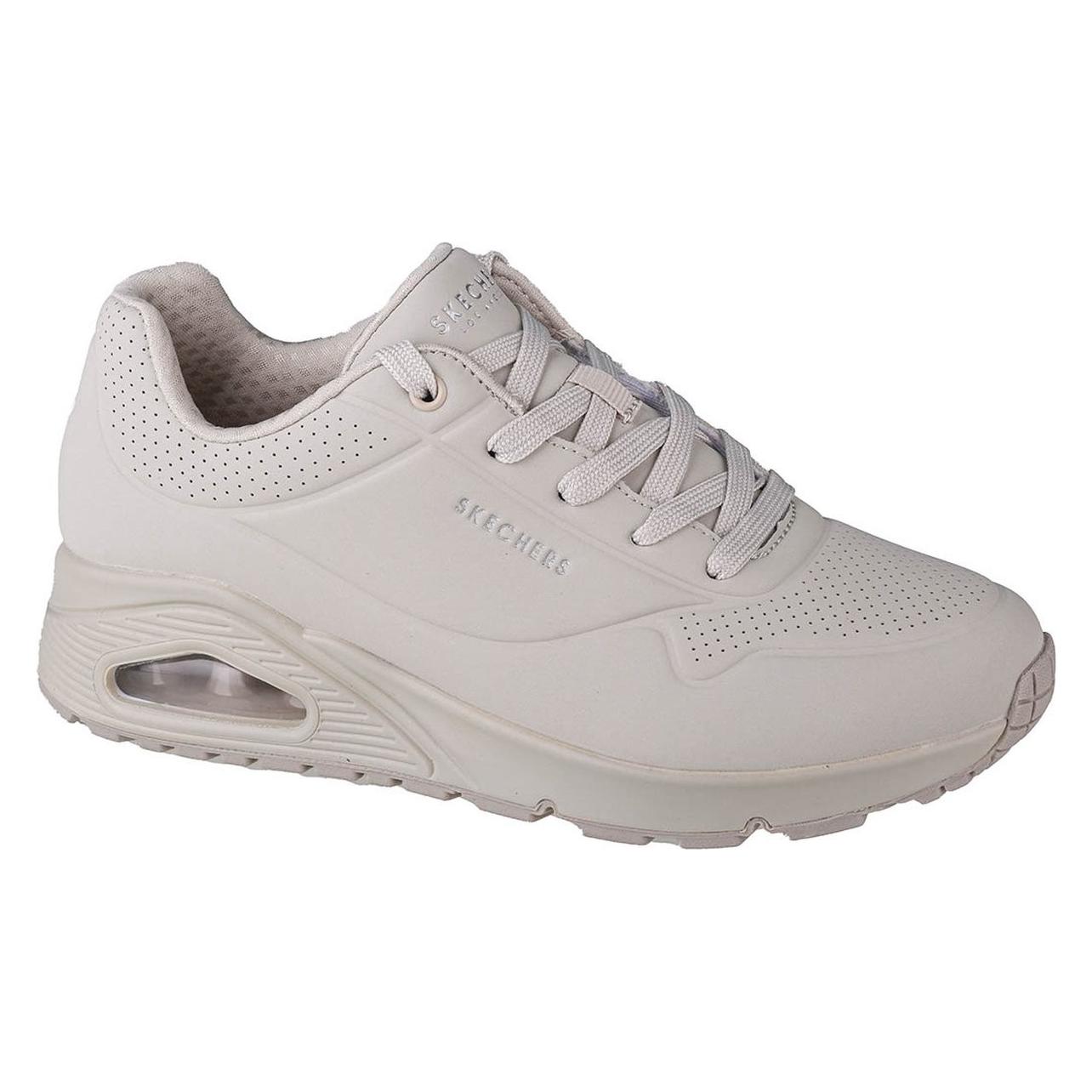 Skechers, Vrouwen, Sneakers, Uno Stand Op Lucht, Beige, (35)