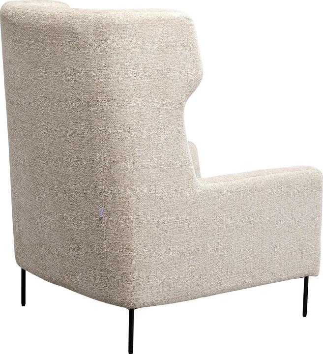 Actual product image Kare Design Armchair + stool Quinn High Beige