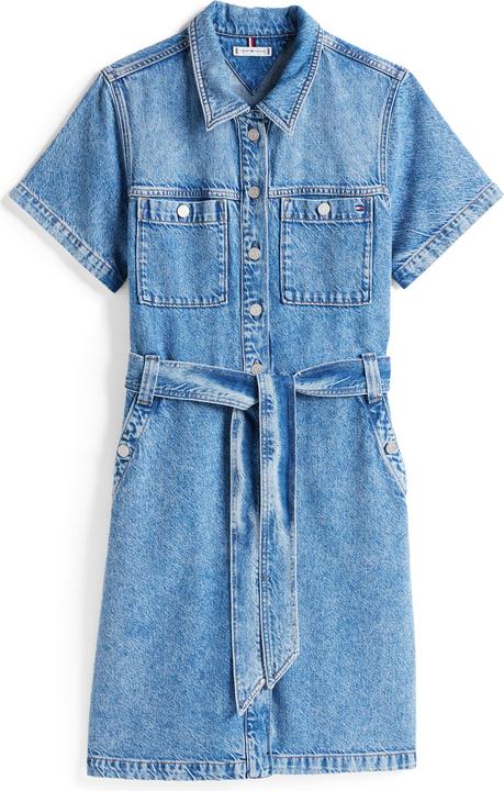 Actual product image Tommy Hilfiger Authentic Original Durable Denim Knee Strap Dress (42)