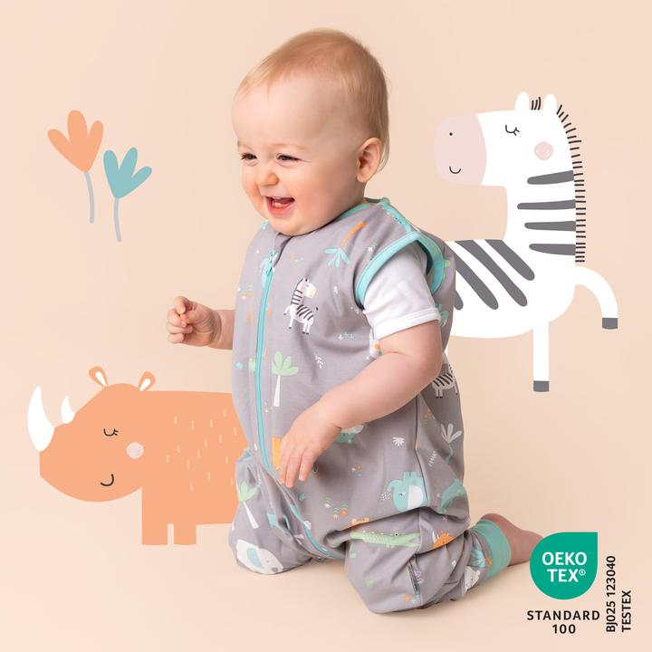 Actual product image Schlummersack Sleeping Bag with Feet & Foldable Feet Covers - 1.0 TOG (70 cm, 1.0 TOG, Spring, Autumn)