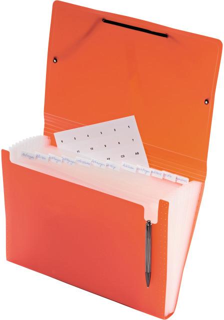 Produktbild Kolma Fächermappe Easy A4 medium 12 Tabs rainbow (A4, 1 x)