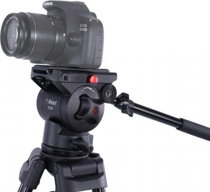 Produktbild Nest Video Stativ NT-670 + Fluidgedämpfter Kopf (Metall)