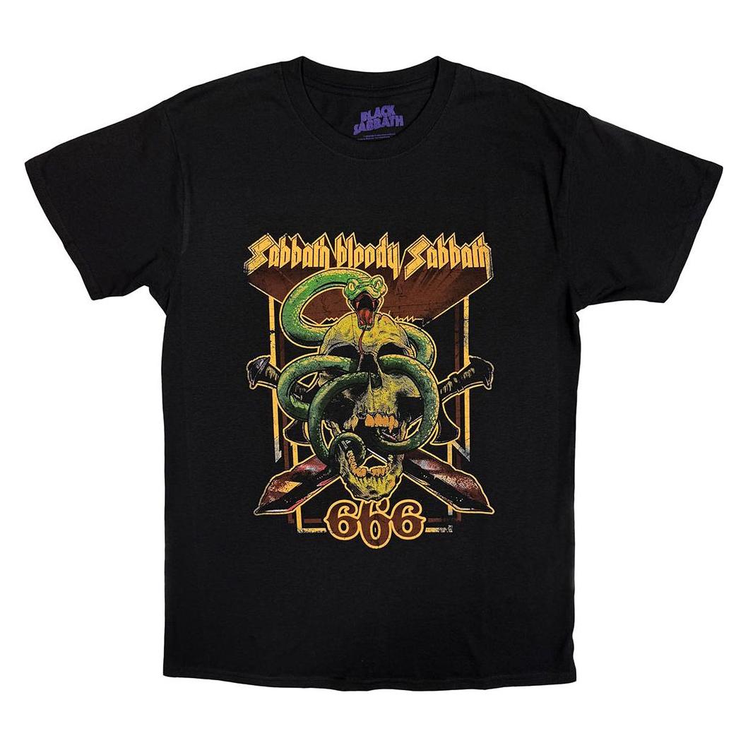 Music Brand, Herren, Shirts, Bloody Sabbath 666, Schwarz, (Xxl)