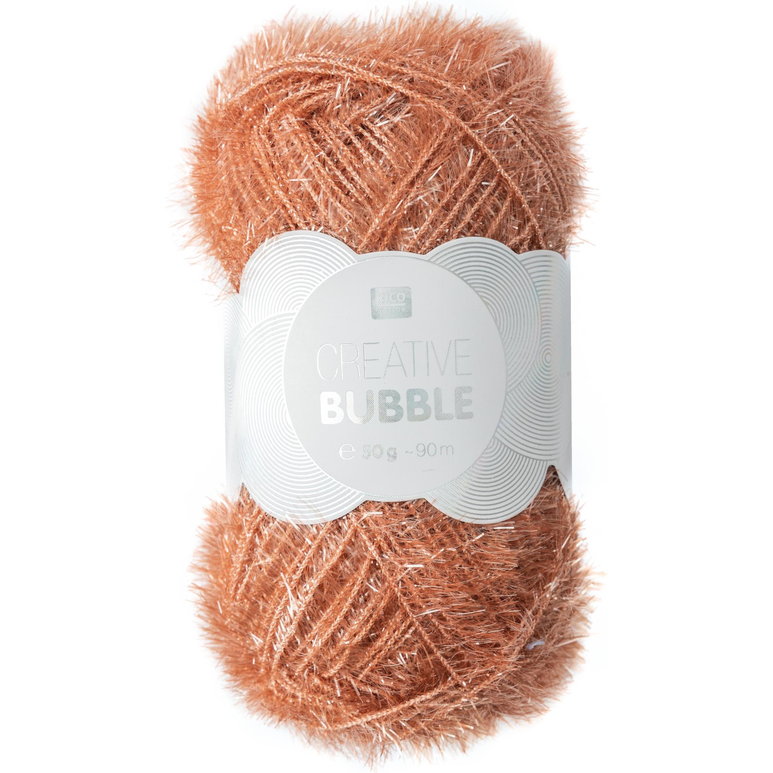 Rico Design Creative Bubble, Garn + Wolle, Braun