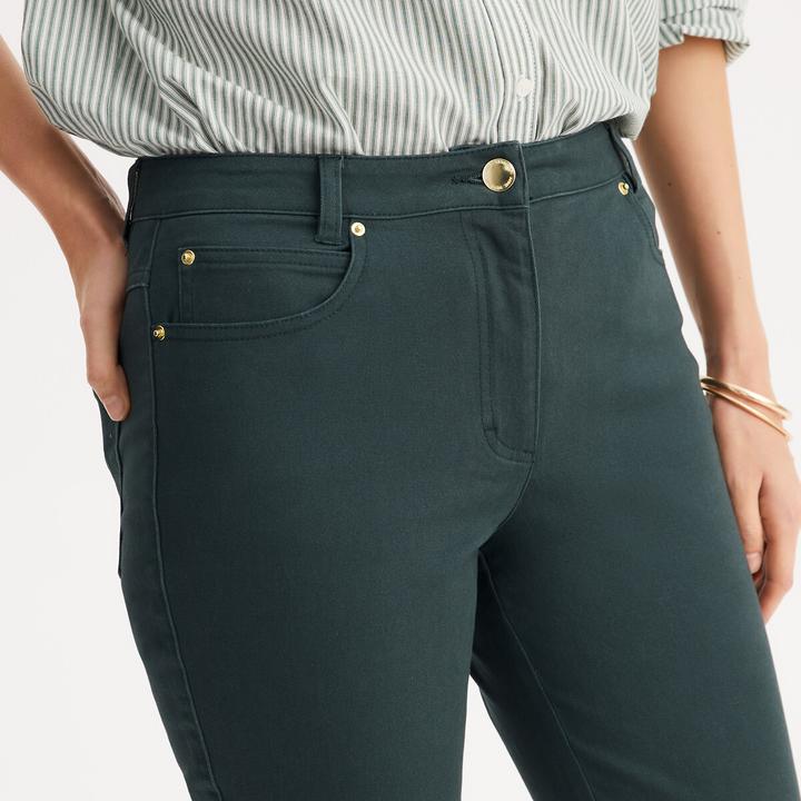 Actual product image Anne Weyburn 7/8-Hose aus Baumwoll-Stretch (36)