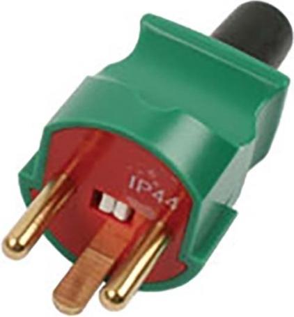 Produktbild Csdk SL Stikprop S8 prof rund med jord, rød/grøn