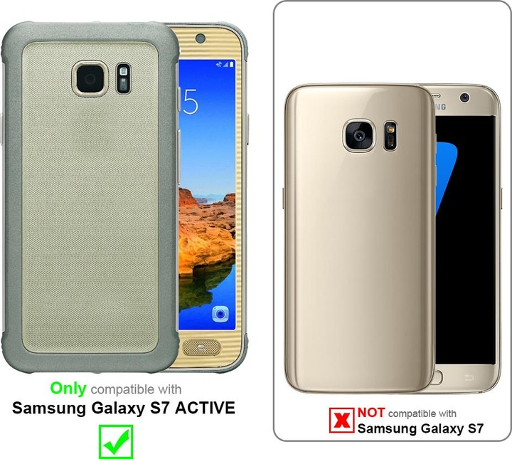 Actual product image Cadorabo Case for Samsung Galaxy S7 ACTIVE with belt clip (Samsung Galaxy S7 Active)