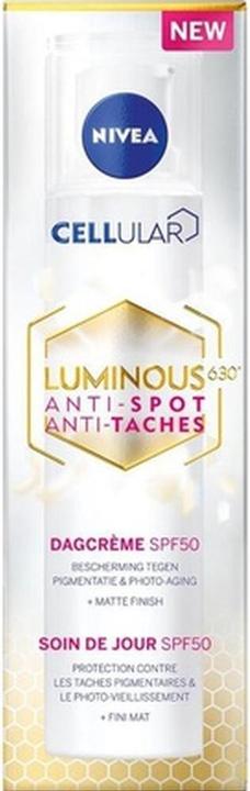 Image du produit NIVEA Crème fluide cellulaire lumineuse anti-pigmentaire SPF50 40ml (Crème solaire, SPF 50, 50 ml)