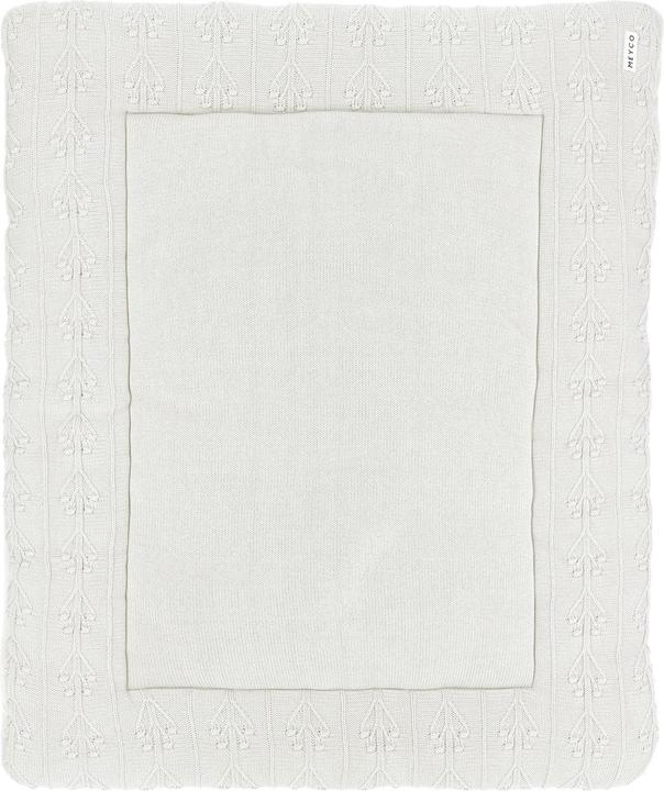 Meyco Tapis de parc Romantic flower blanc cassé (97 x 77 cm)