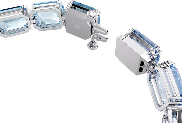 Actual product image Swarovski Millenia bracelet octagon cut colour gradient blue (18 cm, Swarovski Metal)